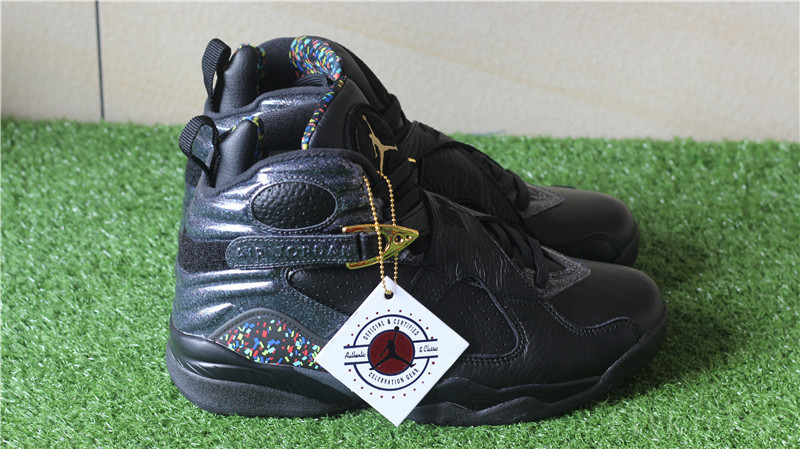 Authentic Air Jordan 8 Retro CHAMPIONSHIP PACK \"CONFETTI\" Cigar 8